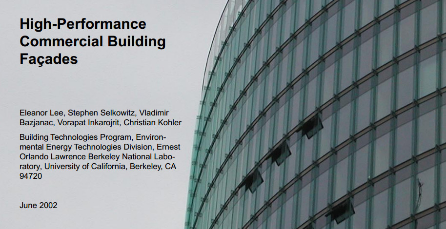 High-performance commercial building façades