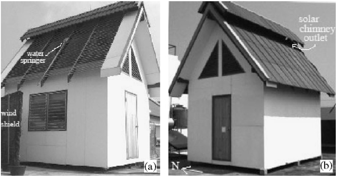 استفاده از بام خیس در ترکیب با سیستم بام خورشیدی